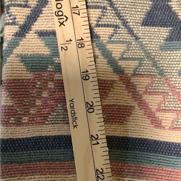 Vintage Keren Hart med western‎ pastel color Aztec tribal cropped boxey jacket - Picture 8 of 8